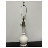 Vintage ceramic & brass lamp