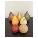 Fruit shaped candles lot