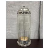 Vintage glass straw dispenser
