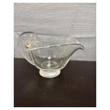 Steuben Crystal Snail Scroll Creamer