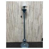 vintage blue metal floor lamp