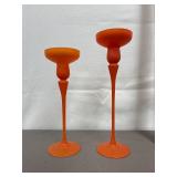 vintage J.G. Durand France 'Cezanne' orange froste