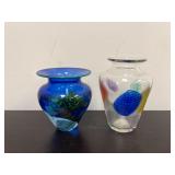 Art glass vases