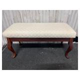 Vintage mahogany bench