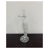 Leon Applebaum modern studio art glass candlestick