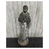 Concrete statue of St. Francis