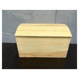 Pine wood toy box