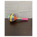 Mexican handwoven baby rattle