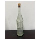 Vintage clear glass decanter