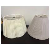 Vintage off-white lampshades