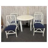 Outdoor set of table and chairs