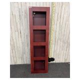 4 tier wall wooden organizer