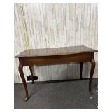 vintage wooden console table