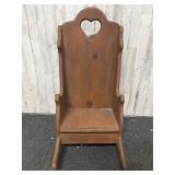 vintage handmade children's rocking chair