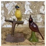 Carved Birds