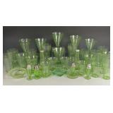 Green Depression Glass