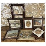 Seven Framed Works