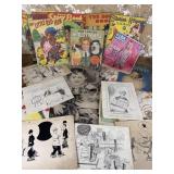 Children's Books, Drawings, etc.