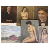Six Oil Paintings