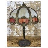 Slag Glass Lamp