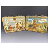 Roy Rogers and Gene Autry Lunchboxes
