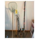 Fishing Poles, Fish Net