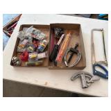 Gear Puller, Hack Saw,  Misc Electrical items