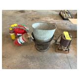 Smelting Pot, Coal Scuttle, Fire Extinguisher