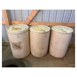 (3) 55 Gallon Barrels