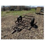 Two wheel trailer frame