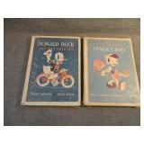 Lot of 2 Walt Disney 1939-40 Books - Donald Duck &