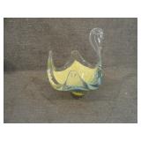 Vintage Lavorazione Arte Murano Glass Swan