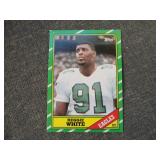 1986 Topps Football Reggie White Rookie Card