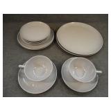 12 Pieces Color Flyte Melmac Branchell Gray