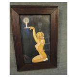Vintage George Petty Pin Up Girl Framed Print