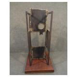 Vintage Steel I-Beam Brutalist Sculpture w/Copper