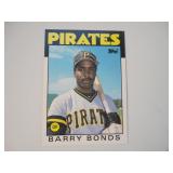 1986 Topps Traded Baseball Barry Bonds Rookie Card