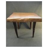 Genuine Yew Wood Side Table Reynolds of Ludlow