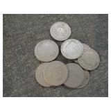 Lot of (10) Liberty V Nickels 1902 to 1912