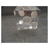 1964 Canadian Silver Coin Paperweight