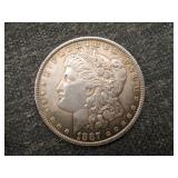 1887 Morgan Silver Dollar