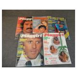 Lot of 5 Vintage 1975 to 1979 Playgirl Magazines