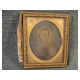Antique Ambrotype Photo Middle Age Man in Case