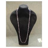 Artisan Amethyst Chip Sterling Beaded Necklace