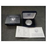 2005 American Uncirculated Silver Eagle w/Box