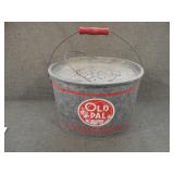 Vintage Old Pal 12 Quart Floating Minnow Bucket