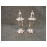 Pair of National Sterling Glass Lined S&P Shakers