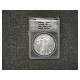 2008 American Silver Eagle ANACS MS-69