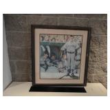 Very Large Norman Rockwell 'The Dugout' Print