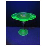 Vintage Steuben 5194 Pomona Green Compote